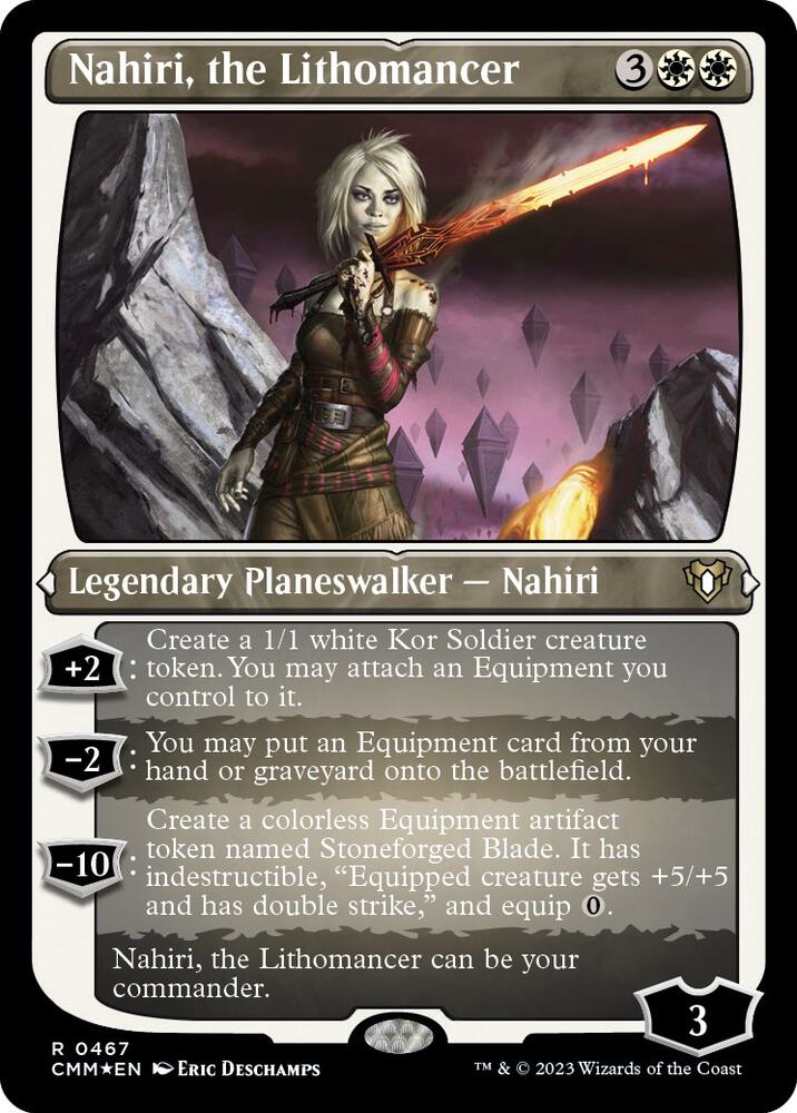 Nahiri the Lithomancer Foil Etched 467 (Commander Masters)  - Foil | Good Games Adelaide SA