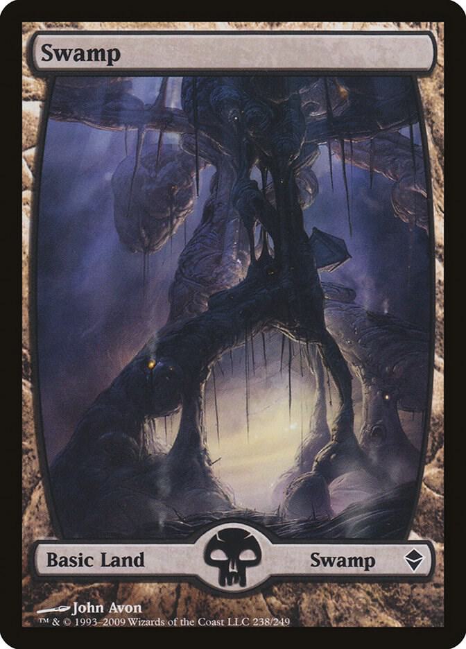 Swamp 238 (Zendikar)  - Full Art | Good Games Adelaide SA