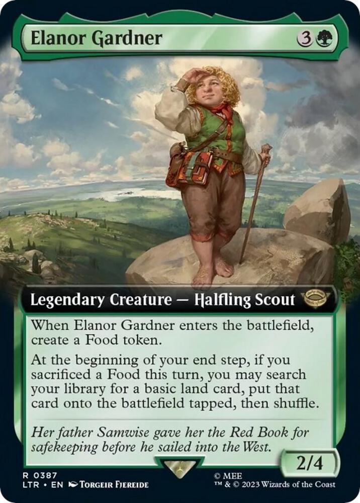 Elanor Gardner 387 (Universes Beyond: The Lord of the Rings: Tales of Middle-earth)  - Extended Art | Good Games Adelaide SA