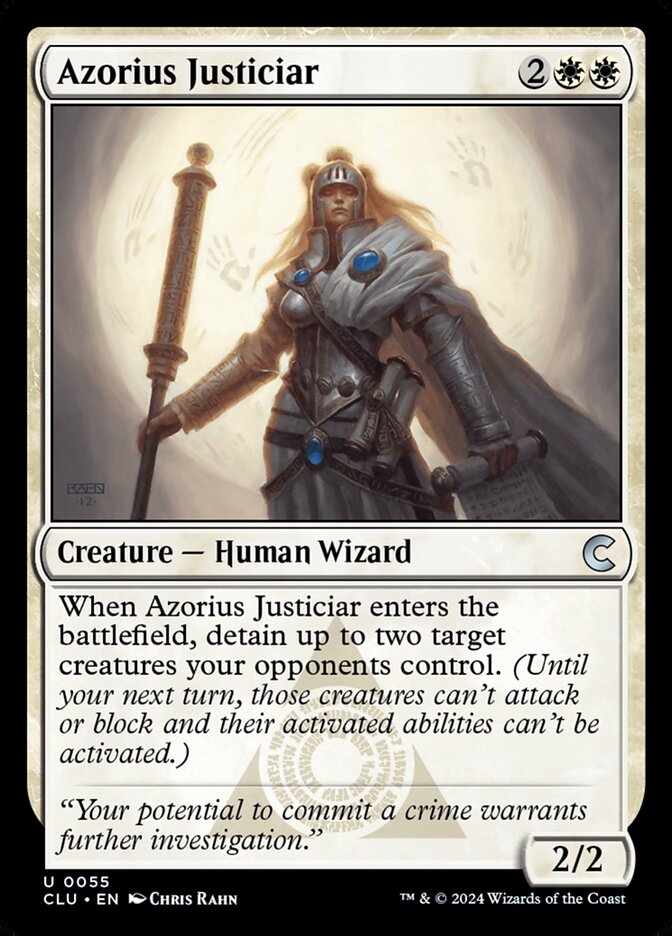 Azorius Justiciar 55 (Ravnica: Clue Edition)  | Good Games Adelaide SA