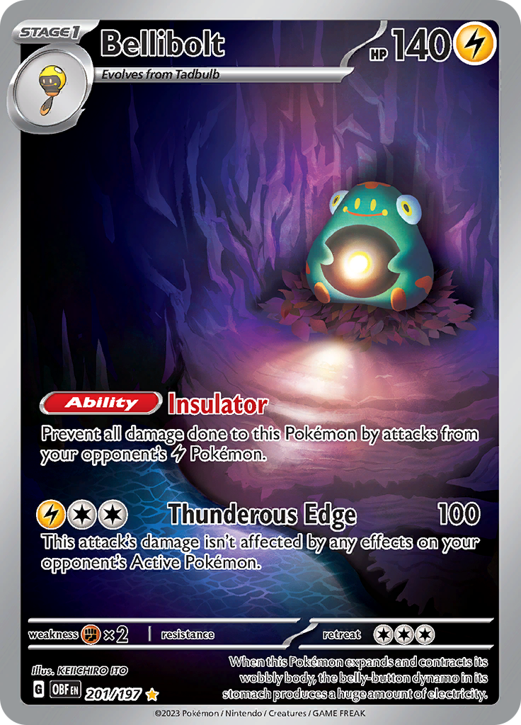 Bellibolt (201/197) [Scarlet & Violet: Obsidian Flames] | Good Games Adelaide SA