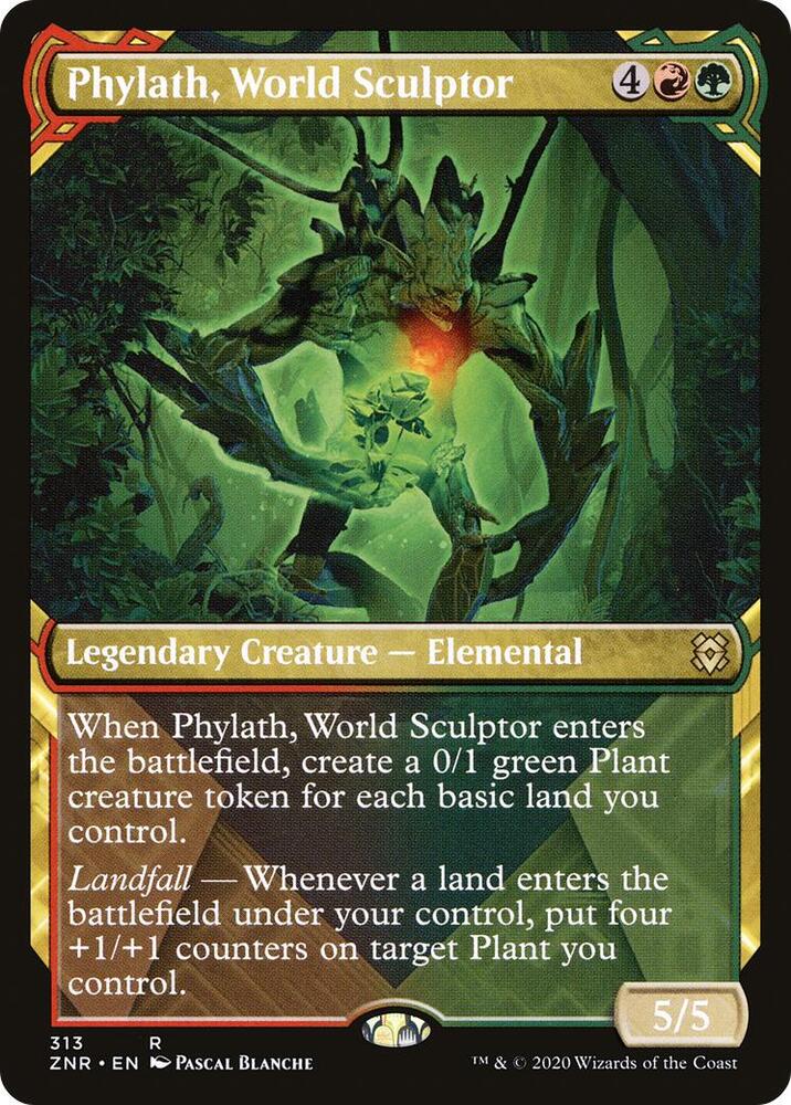 Phylath, World Sculptor 313 (Zendikar Rising)  - Foil | Good Games Adelaide SA