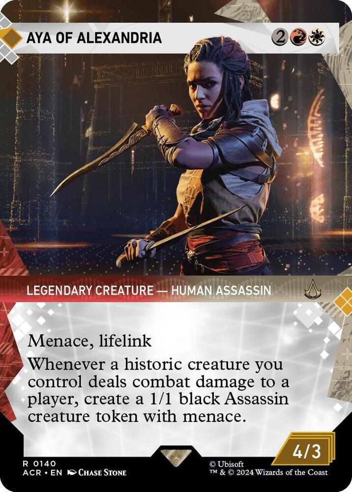Aya of Alexandria 140 (Universes Beyond: Assassin's Creed)  - Foil | Good Games Adelaide SA