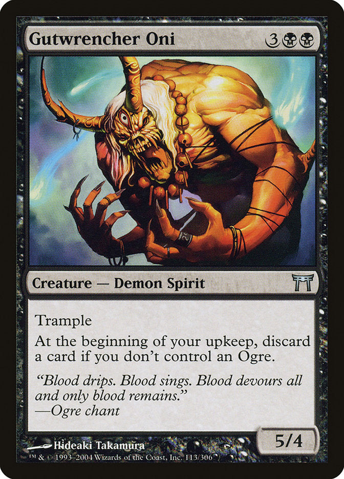 Gutwrencher Oni 113 (Champions of Kamigawa)  - Foil | Good Games Adelaide SA