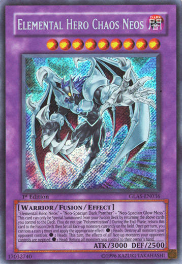 Elemental Hero Chaos Neos [GLAS-EN036] Secret Rare | Good Games Adelaide SA
