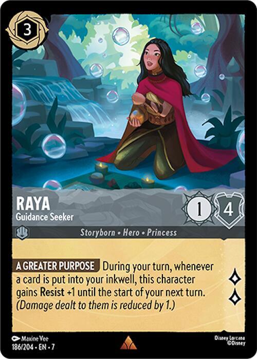 Raya Guidance Seeker 186/204 (Archazia's Island)  - Cold Foil | Good Games Adelaide SA