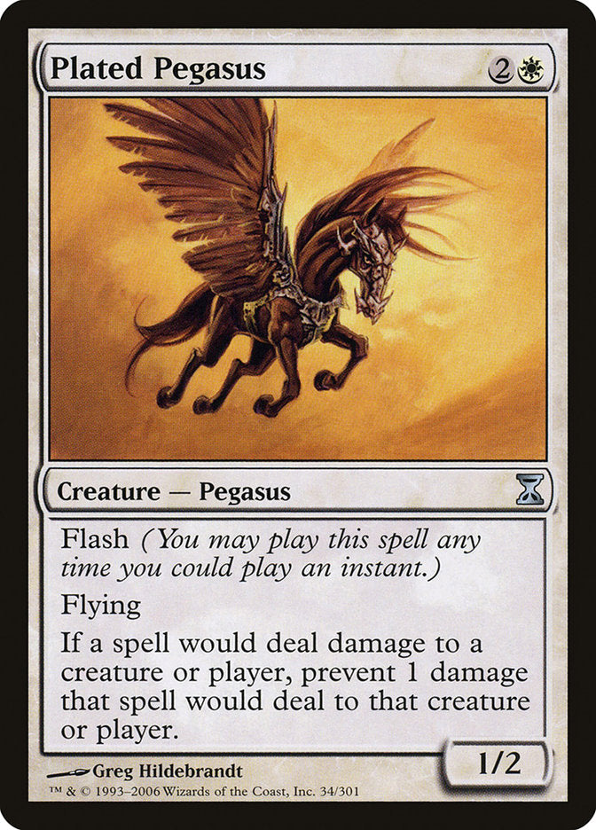 Plated Pegasus 34 (Time Spiral)  - Foil | Good Games Adelaide SA
