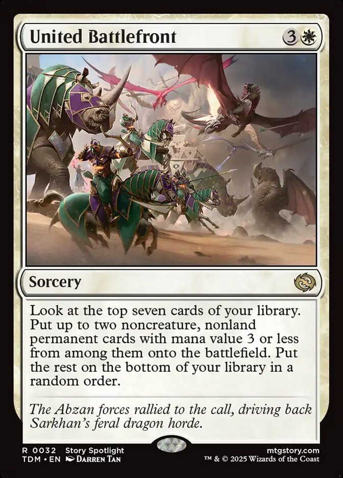 United Battlefront 32 (Tarkir: Dragonstorm)  - Foil | Good Games Adelaide SA