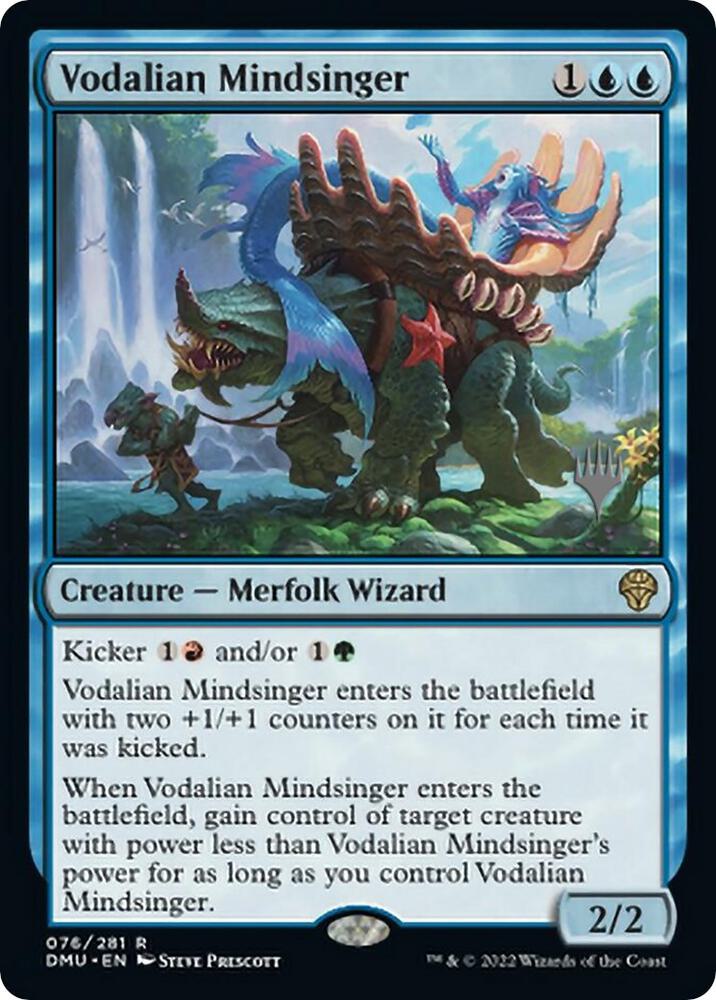 Vodalian Mindsinger 76 (Promo Pack: Dominaria United)  - Foil | Good Games Adelaide SA
