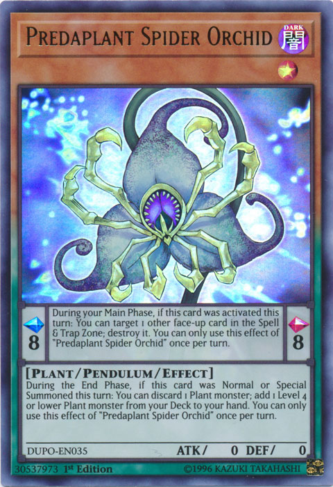 Predaplant Spider Orchid [DUPO-EN035] Ultra Rare | Good Games Adelaide SA