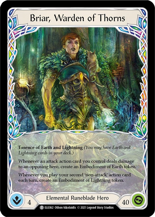 Briar, Warden of Thorns // Briar [ELE062 // ELE063] (Tales of Aria Unlimited) | Good Games Adelaide SA