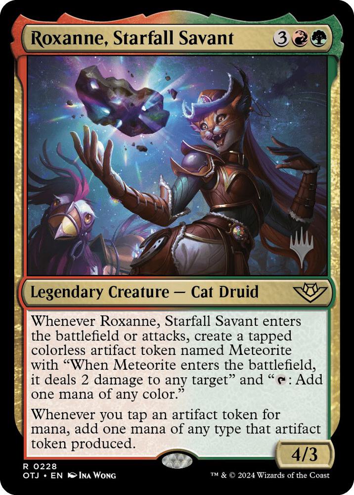 Roxanne Starfall Savant 228 (Promo Pack: Outlaws of Thunder Junction)  | Good Games Adelaide SA