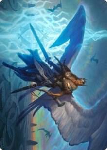 Righteous Valkyrie Art Card 6 (Art Series: Kaldheim)  | Good Games Adelaide SA