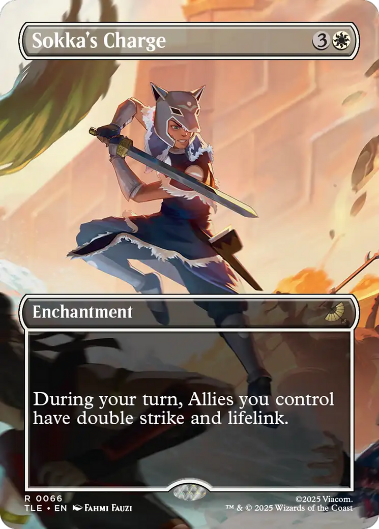 Sokka's Charge (Borderless) [Avatar: The Last Airbender: Eternal-Legal] | Good Games Adelaide SA