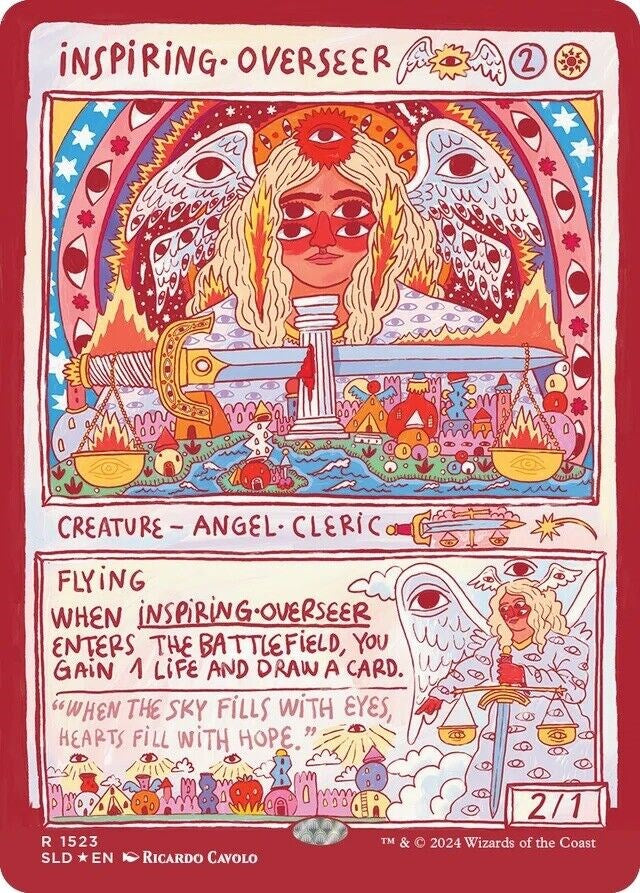 Inspiring Overseer (Rainbow Foil) [Secret Lair Drop Series] | Good Games Adelaide SA