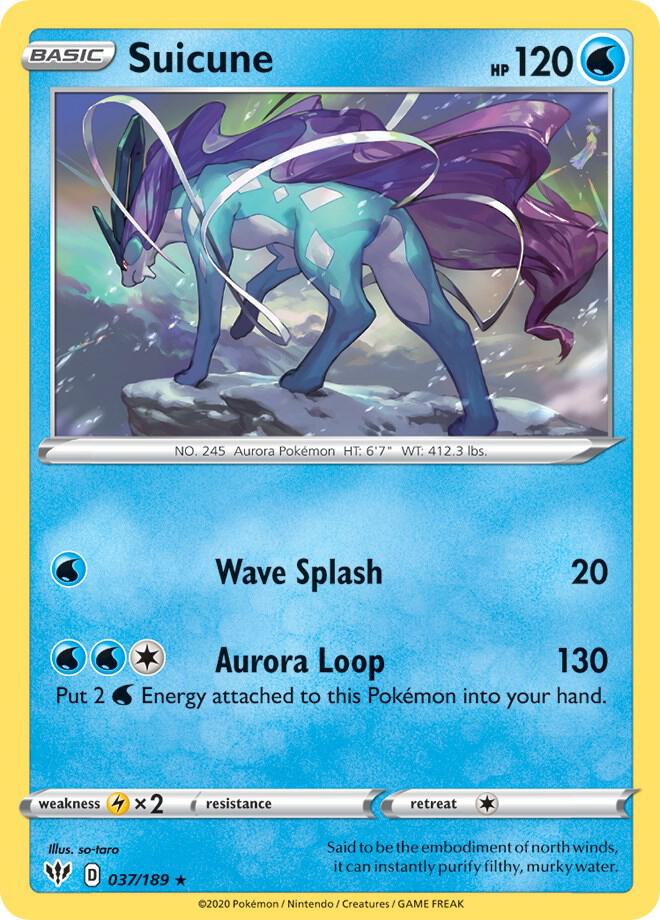 Suicune 37 189 037/189 (Deck Exclusives)  | Good Games Adelaide SA