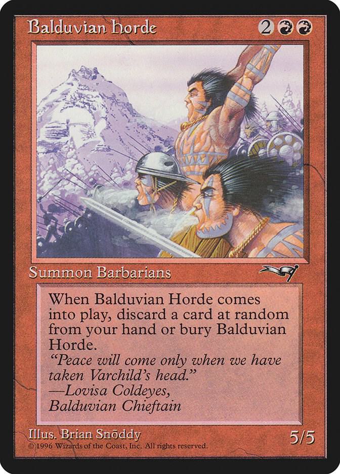 Balduvian Horde  (Alliances)  | Good Games Adelaide SA