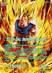 Son Goku // SS Son Goku, Beginning of a Legend (SLR) (BT24-055) [Beyond Generations] | Good Games Adelaide SA