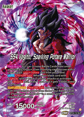 SS4 Son Goku & SS4 Vegeta // SS4 Vegito, Sparking Potara Warrior (SLR) (BT24-112) [Beyond Generations] | Good Games Adelaide SA
