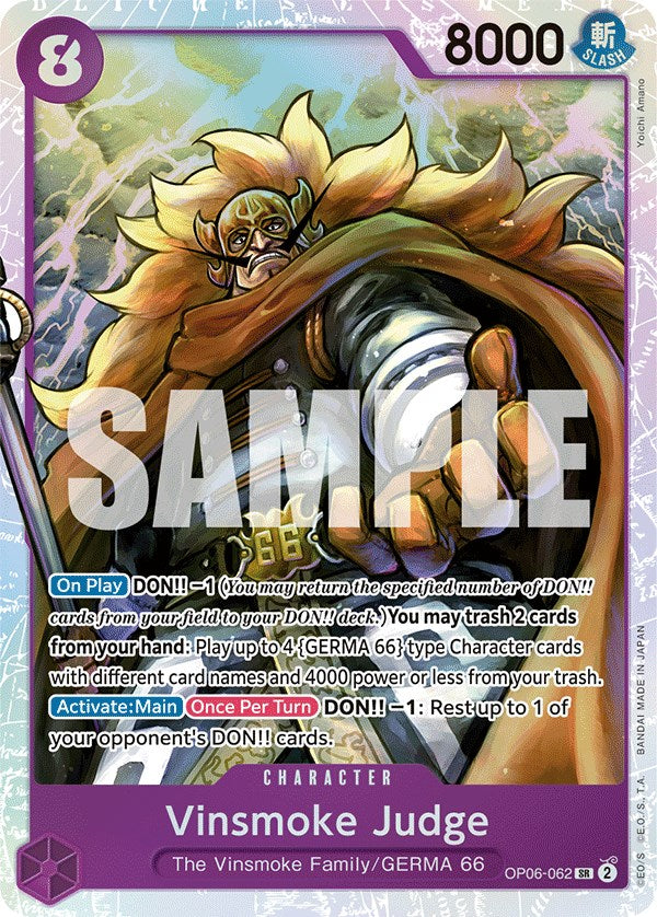 Vinsmoke Judge [Wings of the Captain] | Good Games Adelaide SA