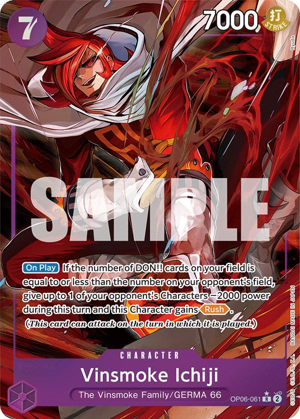 Vinsmoke Ichiji (Alternate Art) [Wings of the Captain] | Good Games Adelaide SA