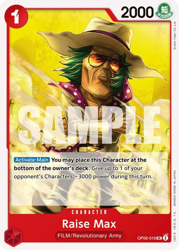 Raise Max [Wings of the Captain] | Good Games Adelaide SA