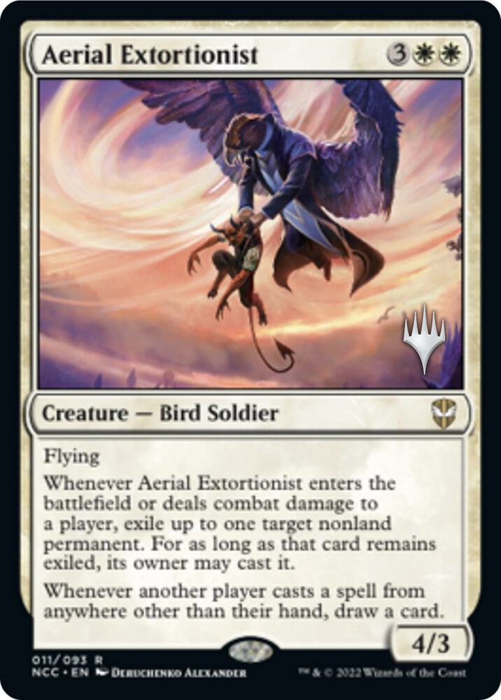 Aerial Extortionist 11 (Promo Pack: Streets of New Capenna)  - Foil | Good Games Adelaide SA