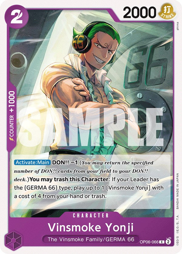 Vinsmoke Yonji [Wings of the Captain] | Good Games Adelaide SA