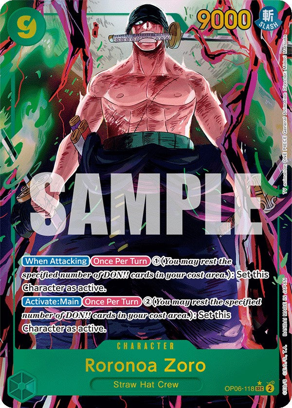 Roronoa Zoro (Alternate Art) [Wings of the Captain] | Good Games Adelaide SA