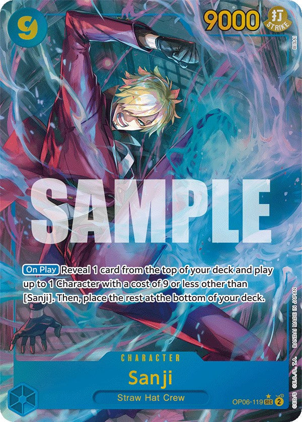 Sanji (Alternate Art) [Wings of the Captain] | Good Games Adelaide SA
