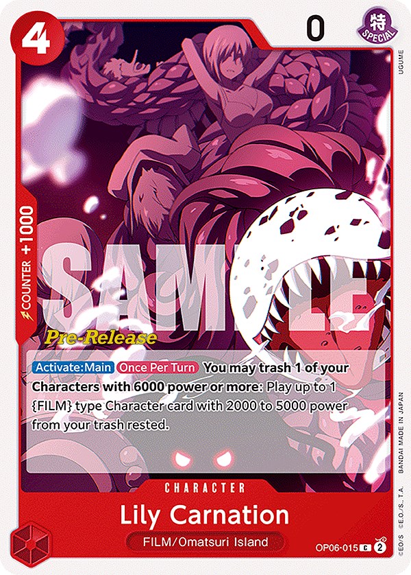 Lily Carnation [Wings of the Captain Pre-Release Cards] | Good Games Adelaide SA