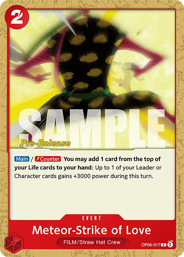 Meteor-Strike of Love [Wings of the Captain Pre-Release Cards] | Good Games Adelaide SA