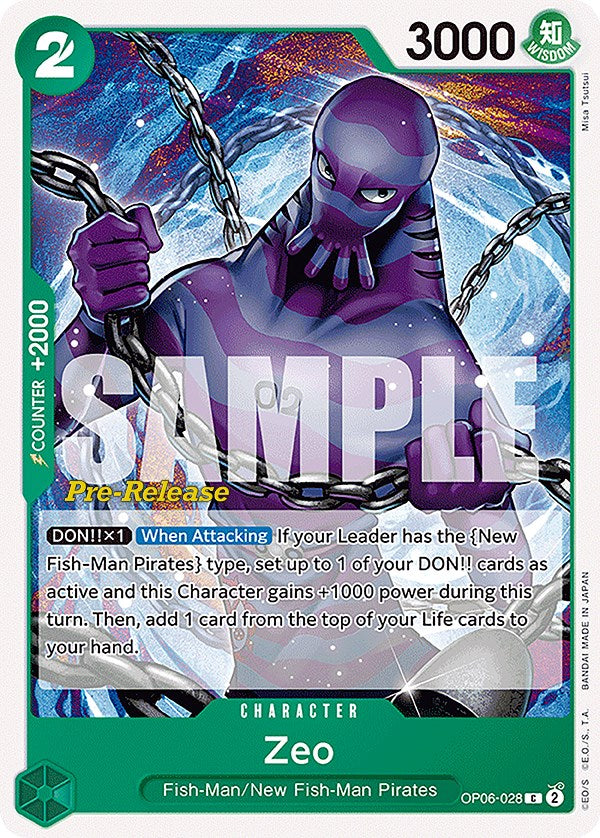 Zeo [Wings of the Captain Pre-Release Cards] | Good Games Adelaide SA