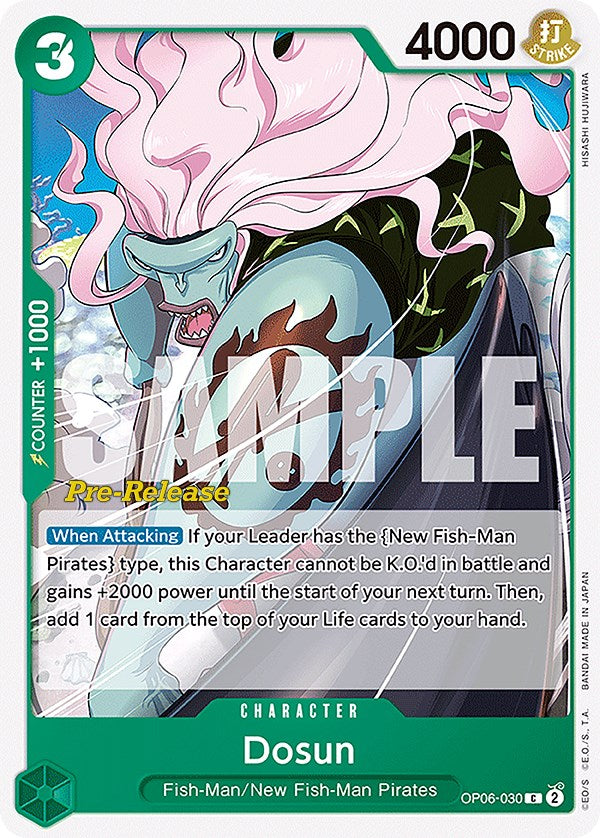 Dosun [Wings of the Captain Pre-Release Cards] | Good Games Adelaide SA
