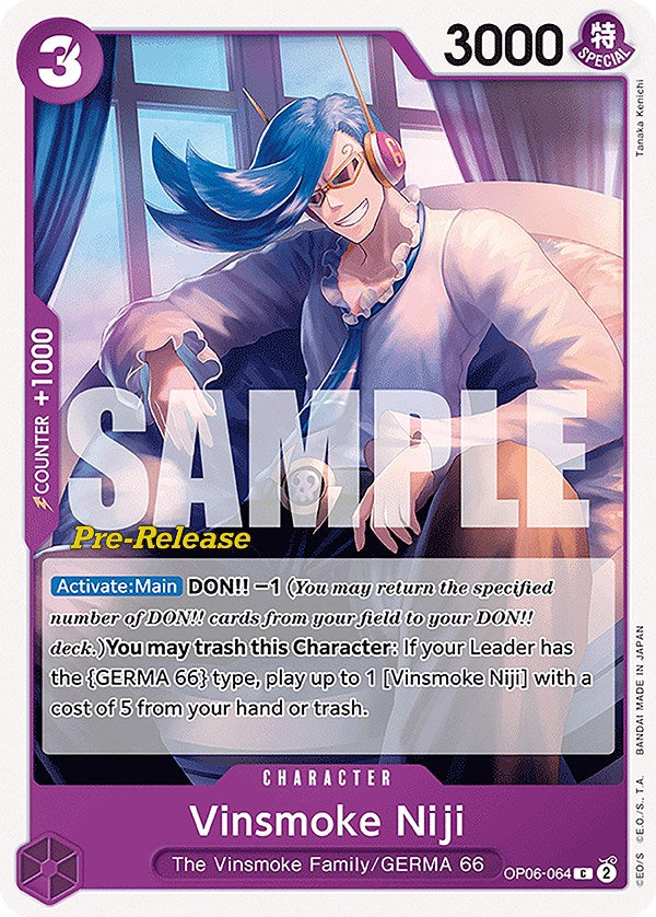 Vinsmoke Niji (064) [Wings of the Captain Pre-Release Cards] | Good Games Adelaide SA