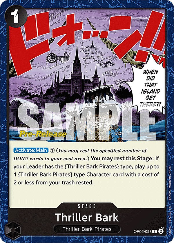 Thriller Bark [Wings of the Captain Pre-Release Cards] | Good Games Adelaide SA