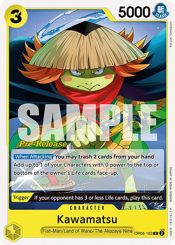 Kawamatsu [Wings of the Captain Pre-Release Cards] | Good Games Adelaide SA
