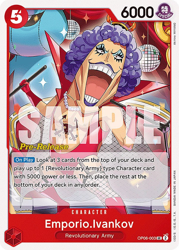 Emporio.Ivankov [Wings of the Captain Pre-Release Cards] | Good Games Adelaide SA