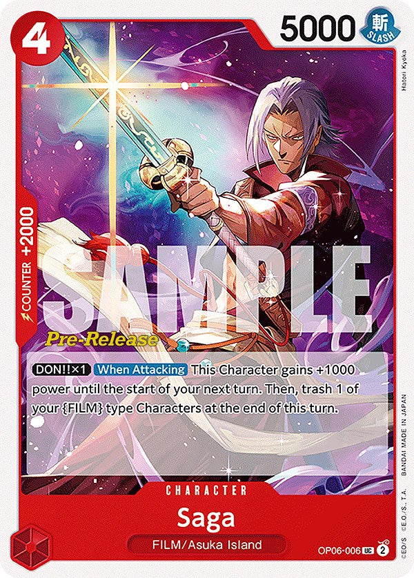 Saga [Wings of the Captain Pre-Release Cards] | Good Games Adelaide SA