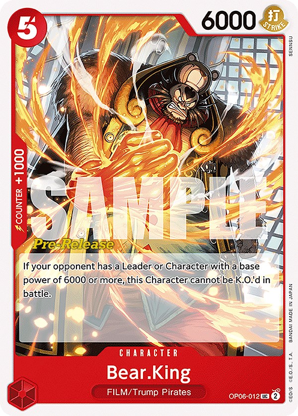 Bear.King [Wings of the Captain Pre-Release Cards] | Good Games Adelaide SA