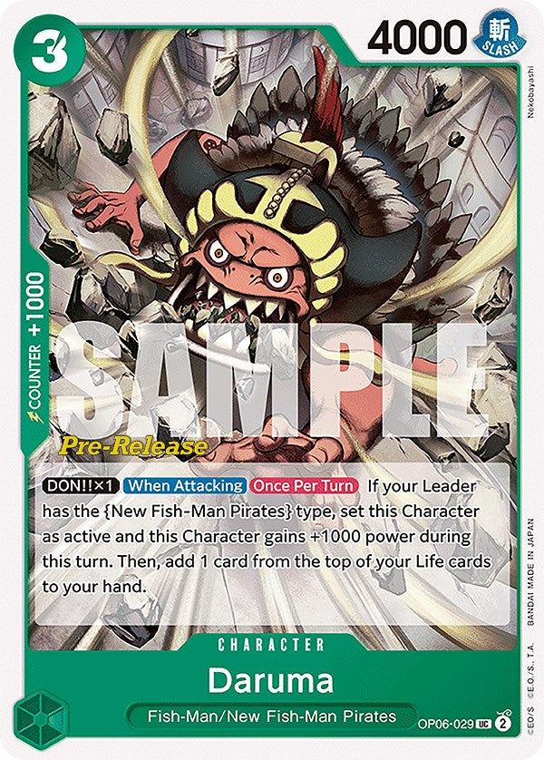 Daruma [Wings of the Captain Pre-Release Cards] | Good Games Adelaide SA
