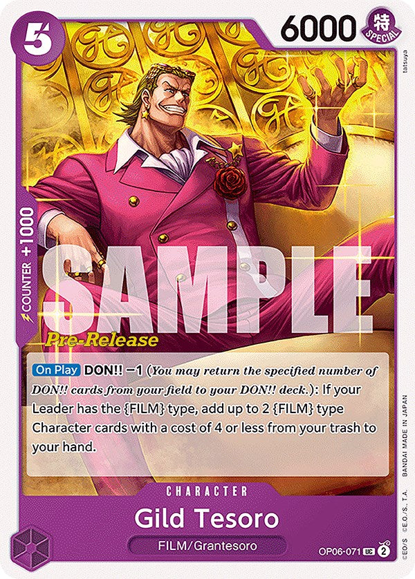 Gild Tesoro [Wings of the Captain Pre-Release Cards] | Good Games Adelaide SA
