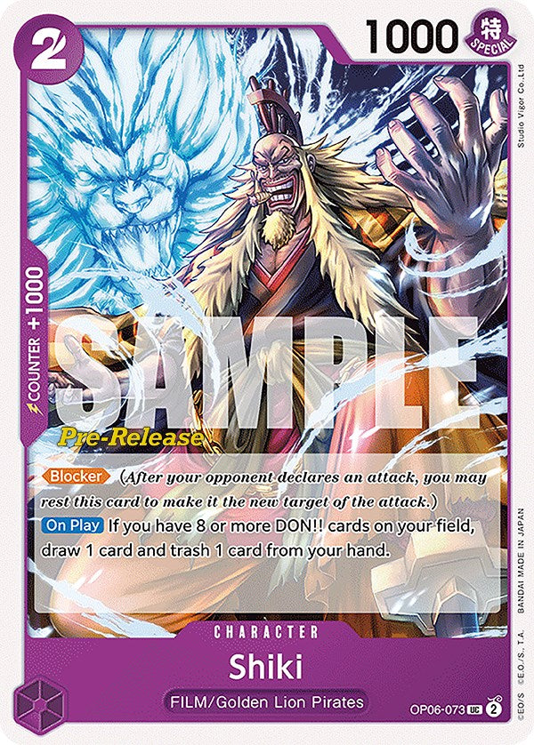 Shiki [Wings of the Captain Pre-Release Cards] | Good Games Adelaide SA