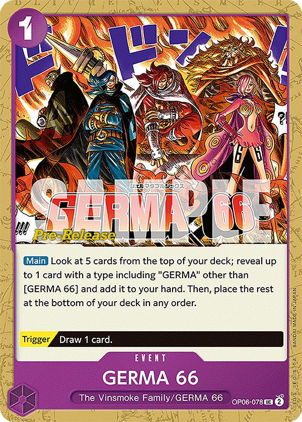 GERMA 66 [Wings of the Captain Pre-Release Cards] | Good Games Adelaide SA