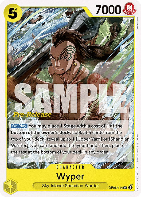 Wyper [Wings of the Captain Pre-Release Cards] | Good Games Adelaide SA