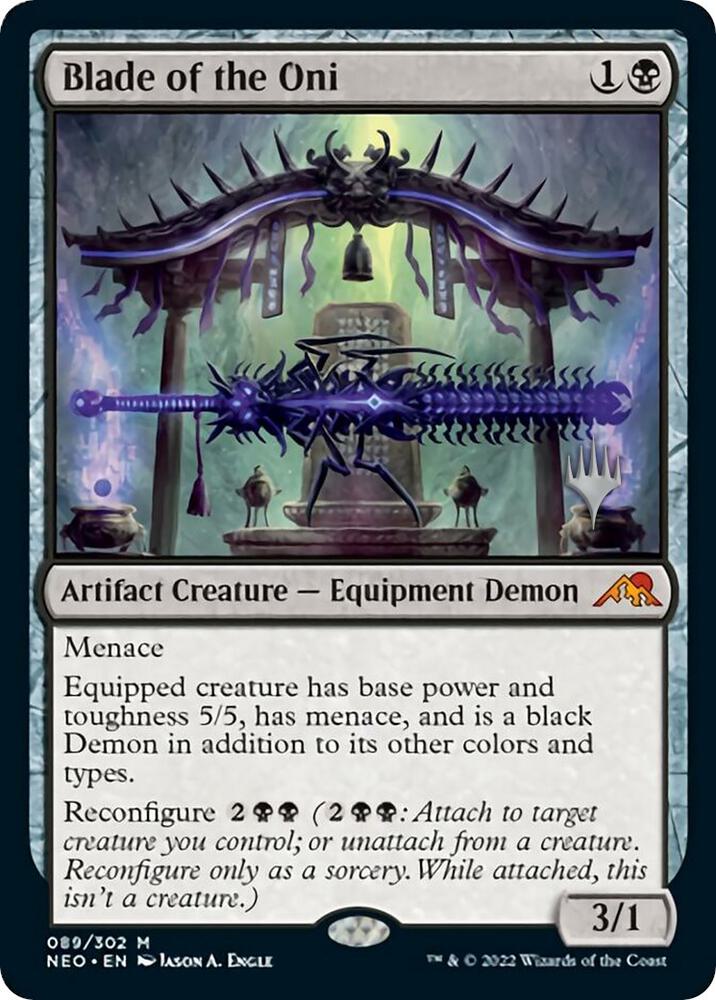 Blade of the Oni 89 (Promo Pack: Kamigawa: Neon Dynasty)  | Good Games Adelaide SA