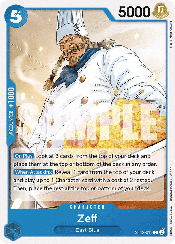 Zeff [Starter Deck: Zoro and Sanji] | Good Games Adelaide SA
