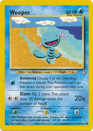 Wooper (82/111) [Neo Genesis Unlimited] | Good Games Adelaide SA