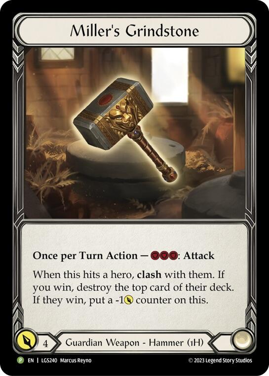 Miller's Grindstone [LGS240] (Promo)  Rainbow Foil | Good Games Adelaide SA