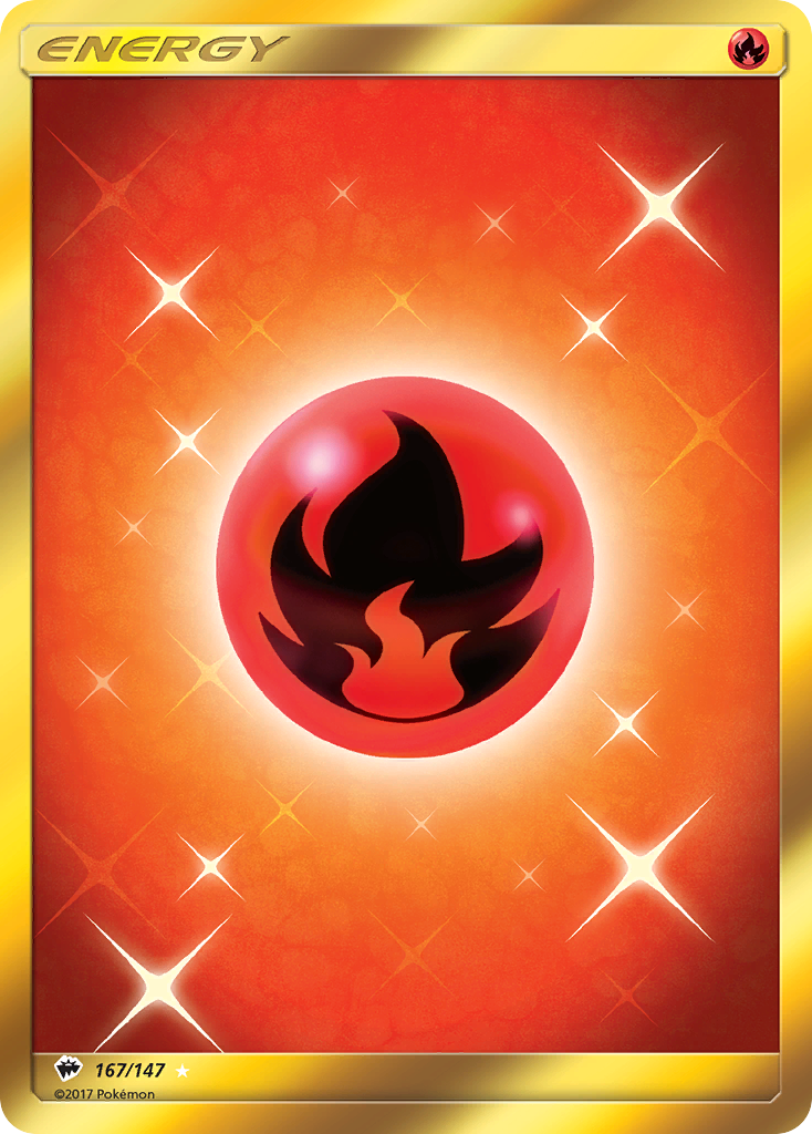 Fire Energy (167/147) [Sun & Moon: Burning Shadows] | Good Games Adelaide SA
